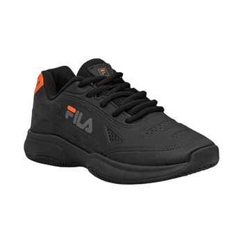 Tenis-Casual-Preto-Grafite-e-Laranja-Kids-Lugano-VII-|-Cartago-Tamanho--31---Cor--PRETO-0